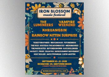 the-lumineers,-vampire-weekend-headlining-virginia’s-iron-blossom-music-festival