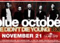 Blue October return to the F.M. Kirby Center for the Performing Arts this November