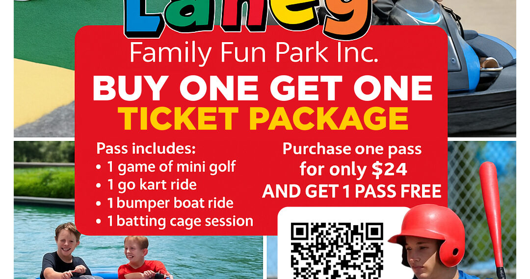 Buy one Get one Lahey Family Fun Pack