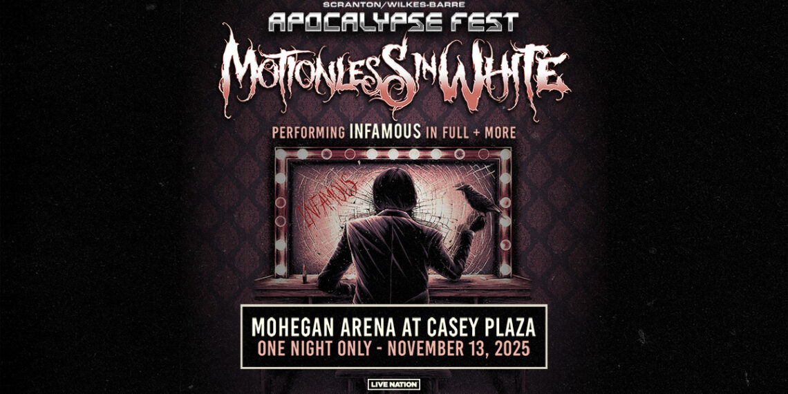 Motionless in White is coming to Mohegan Sun at Casey Plaza on November 13th!