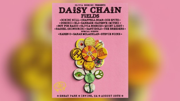 olivia-rodrigo-announces-daisy-chain-fields-festival-featuring-garbage,-the-breeders-&-more